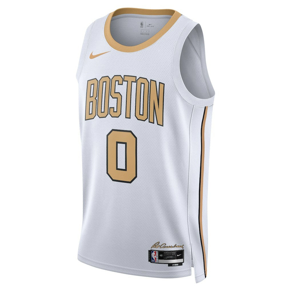 Jayson Tatum Boston Celtics Unisex 2025/26 Swingman Jersey White City Edition - Nike