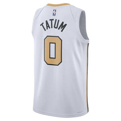 Jayson Tatum Boston Celtics Unisex 2025/26 Swingman Jersey White City Edition - Nike