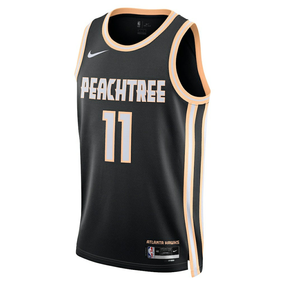 Trae Young Atlanta Hawks Unisex 2025/26 Swingman Jersey Black City Edition - Nike