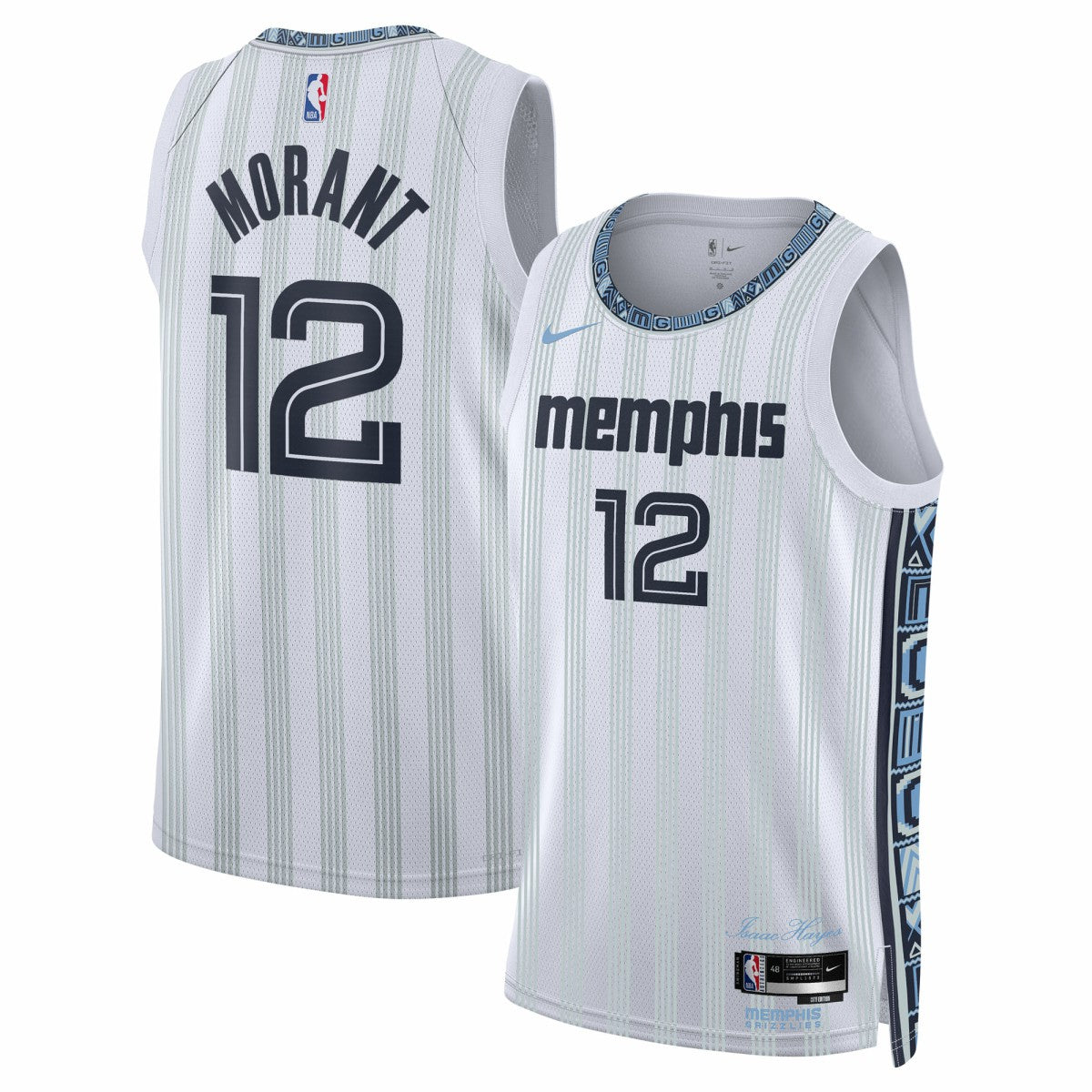 Ja Morant Memphis Grizzlies Unisex 2025/26 Swingman Jersey White City Edition - Nike