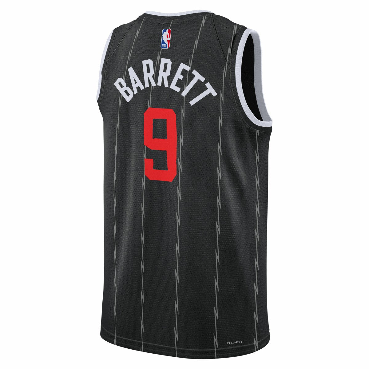 RJ Barrett Toronto Raptors Unisex 2025/26 Swingman Jersey Black City Edition - Nike