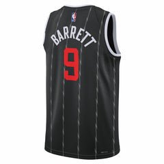 RJ Barrett Toronto Raptors Unisex 2025/26 Swingman Jersey Black City Edition - Nike