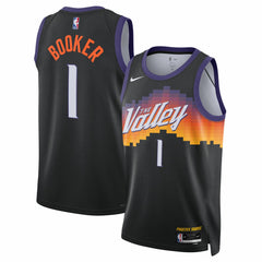 Devin Booker Phoenix Suns Unisex 2025/26 Swingman Jersey Black City Edition - Nike