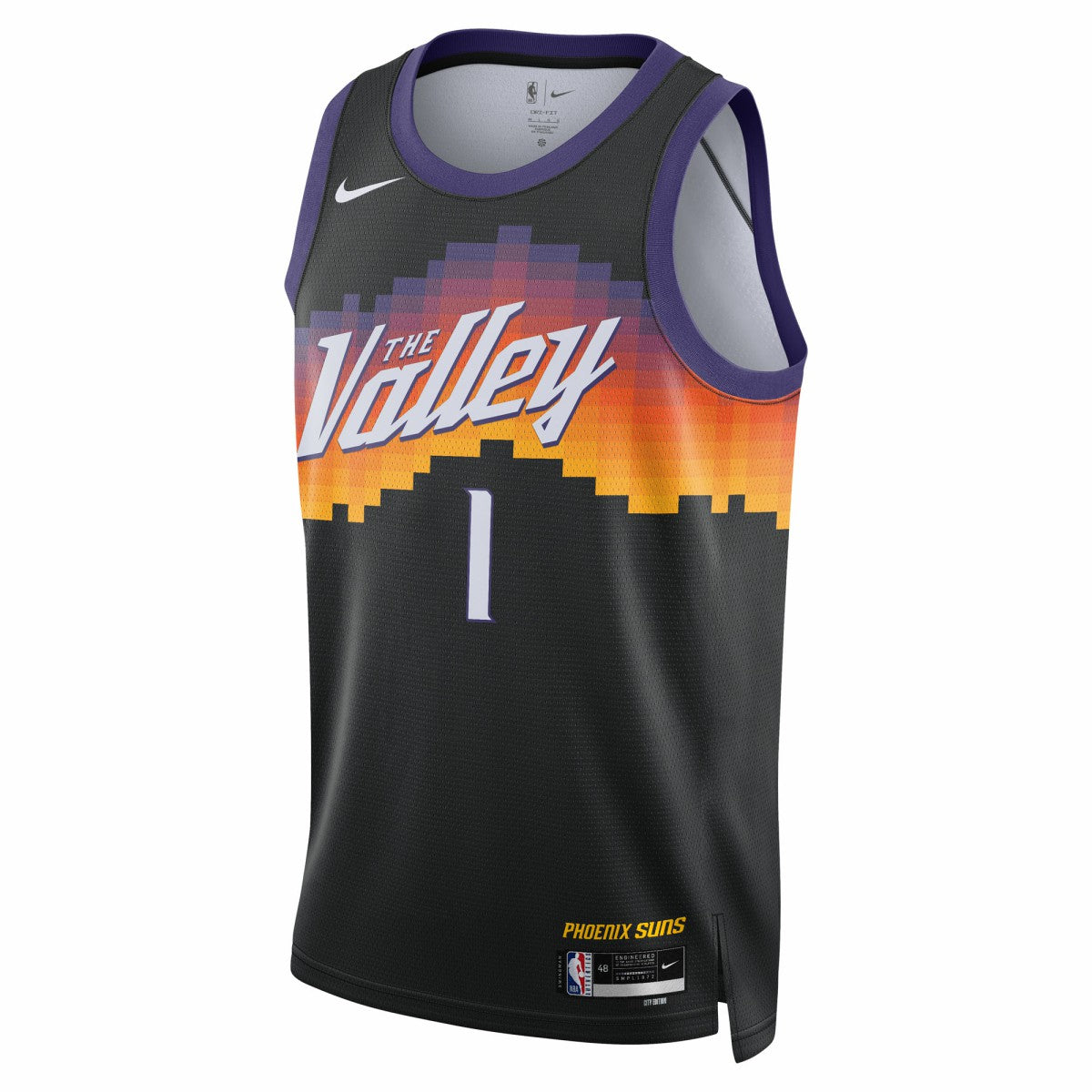 Devin Booker Phoenix Suns Unisex 2025/26 Swingman Jersey Black City Edition - Nike