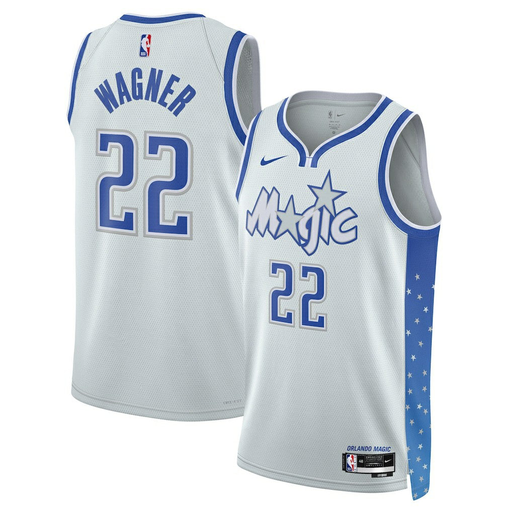 Franz Wagner Orlando Magic Unisex 2025/26 Swingman Jersey Silver City Edition - Nike
