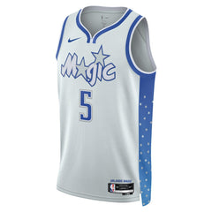 Paolo Banchero Orlando Magic Unisex 2025/26 Swingman Jersey Silver City Edition - Nike