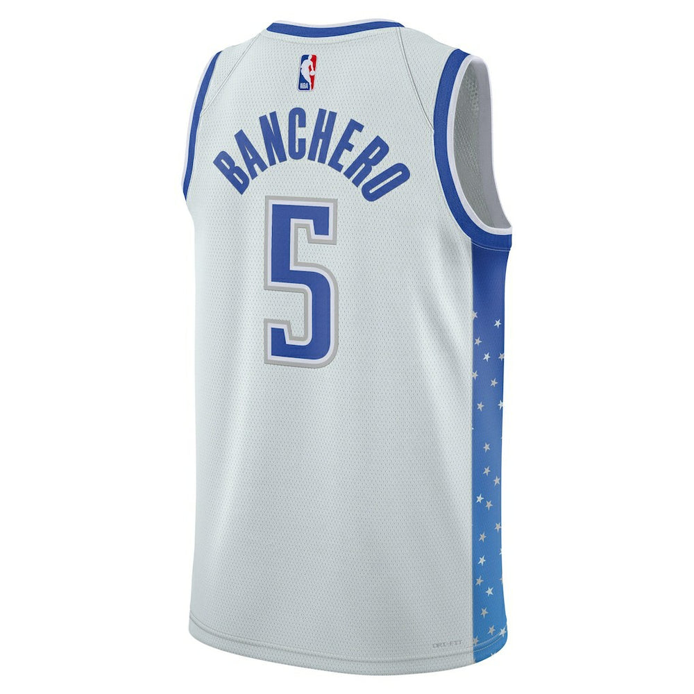 Paolo Banchero Orlando Magic Unisex 2025/26 Swingman Jersey Silver City Edition - Nike