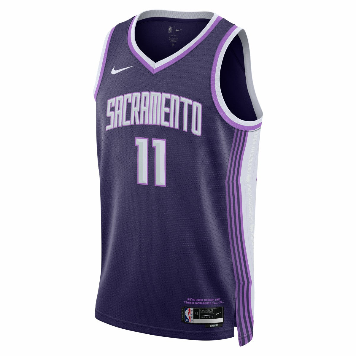 Domantas Sabonis Sacramento Kings Unisex 2025/26 Swingman Jersey Purple City Edition - Nike outlet