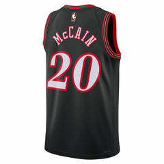 Jared McCain Philadelphia 76ers Unisex Swingman Jersey Classic Edition Black - Nike