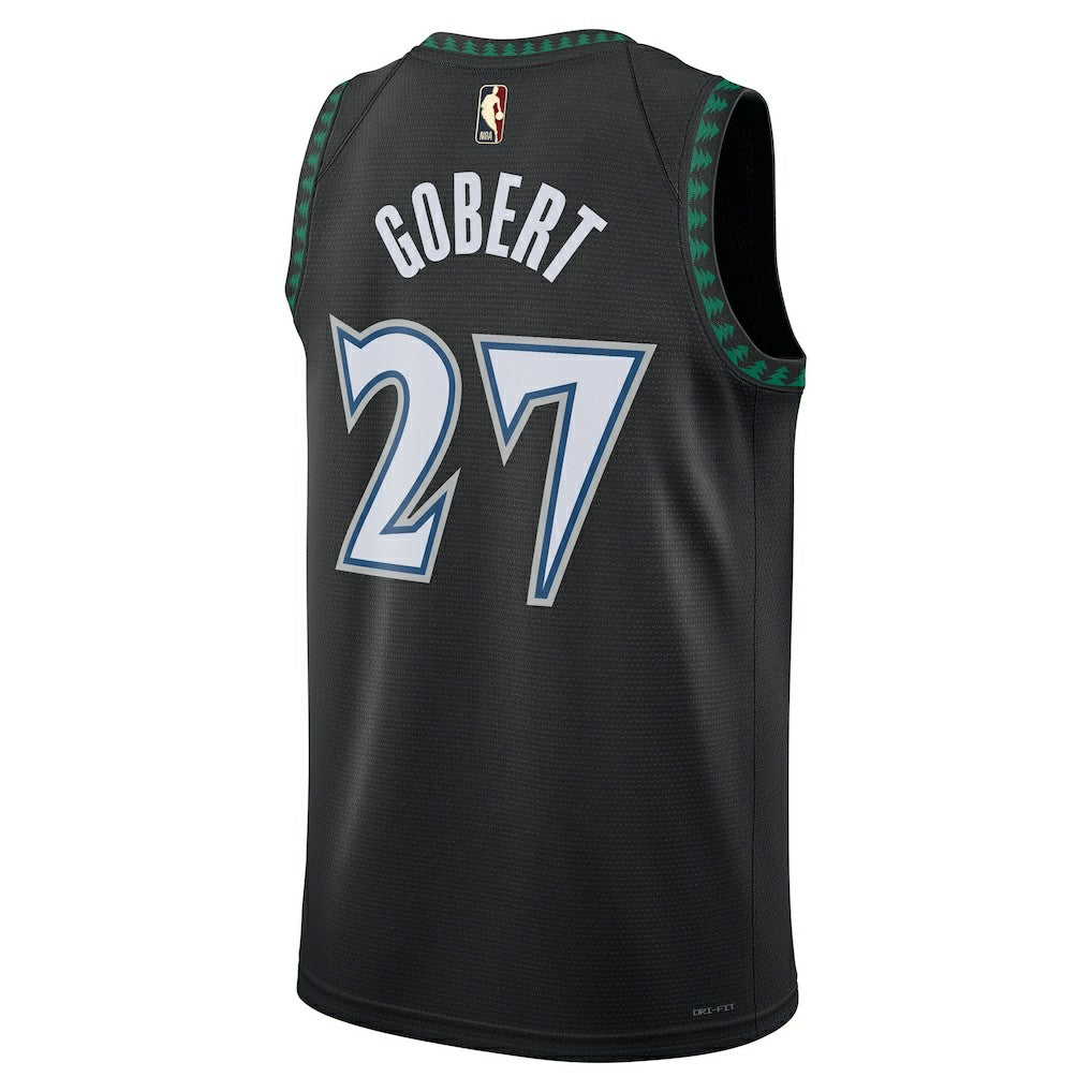 Rudy Gobert Minnesota Timberwolves Unisex Swingman Jersey Classic Edition Black - Nike