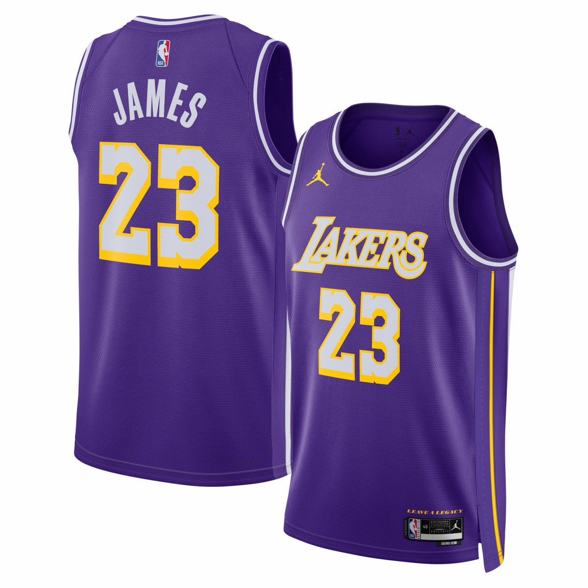 LeBron James Los Angeles Lakers Jordan Brand Unisex Swingman Jersey Statement Edition Purple outlet