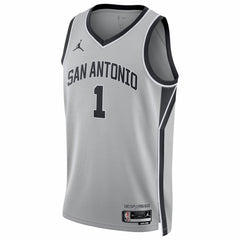 Victor Wembanyama San Antonio Spurs Jordan Brand Unisex Swingman Jersey Statement Edition Silver
