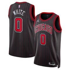 Coby White Chicago Bulls Jordan Brand Unisex Swingman Jersey Statement Editi- Black