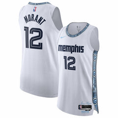 Ja Morant Memphis Grizzlies Unisex 2025/26 Authentic Jersey City Edition White - Nike