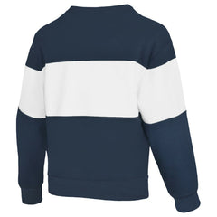 Dallas Cowboys Lauren James Women's Bling Colorblock Terry Sweatshirt - Navy Sweatshirts