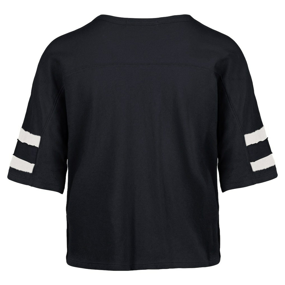 Dallas Cowboys '47 Women's Premier Scout Cropped V-Neck T-Shirt - Navy T-shirts
