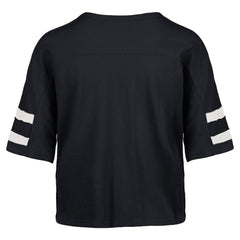 Dallas Cowboys '47 Women's Premier Scout Cropped V-Neck T-Shirt - Navy T-shirts