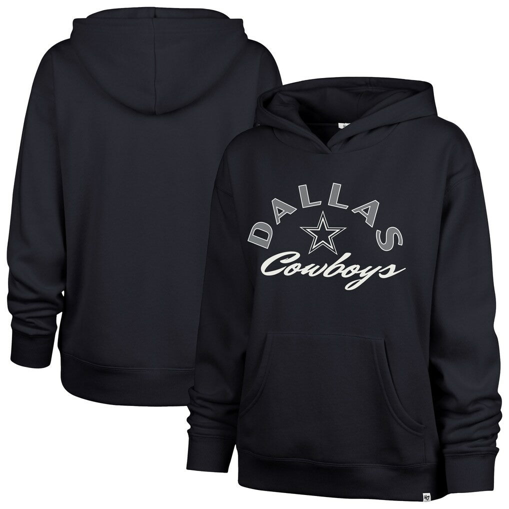 Dallas Cowboys '47 Women's Whirlwind Naomi Pullover Hoodie - Navy Hoodies