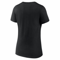 Colorado Rockies Women's Logo V-Neck T-Shirt - Black T-shirts