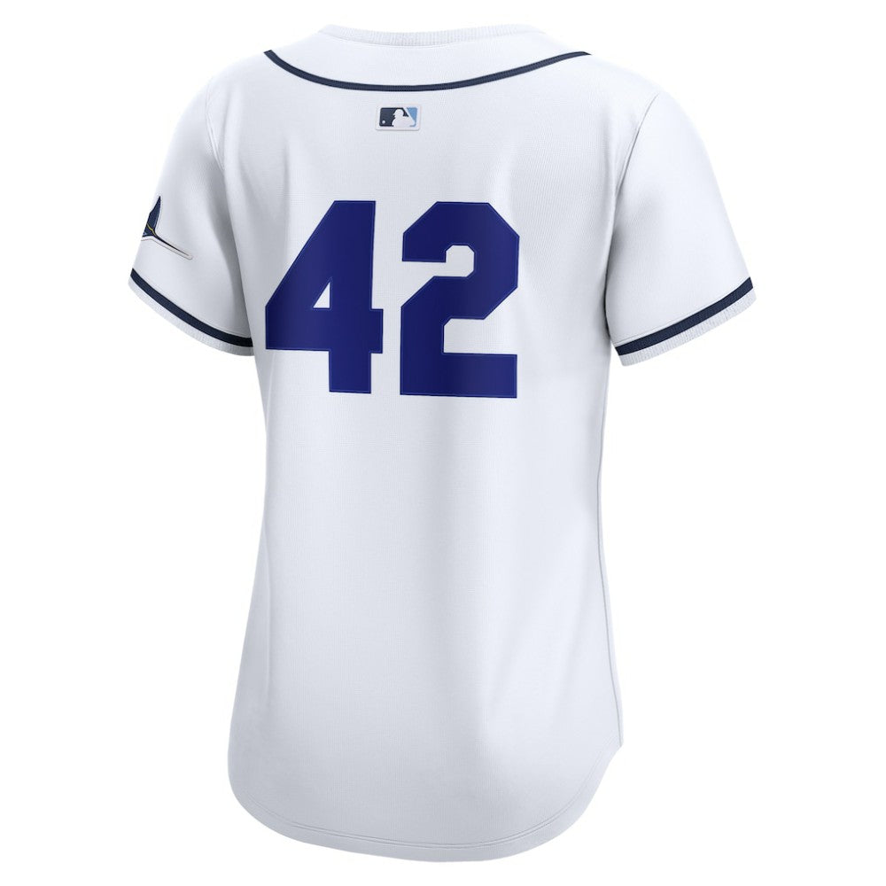 Tampa Bay Rays Nike Home 2025 Jackie Robinson Day Limited Jersey - White Jerseys