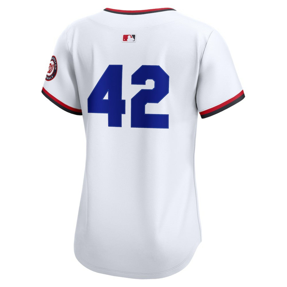 Washington Nationals Nike Home 2025 Jackie Robinson Day Limited Jersey - White Jerseys