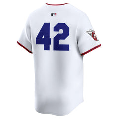 Cleveland Guardians Nike Home 2025 Jackie Robinson Day Limited Jersey - White Jerseys