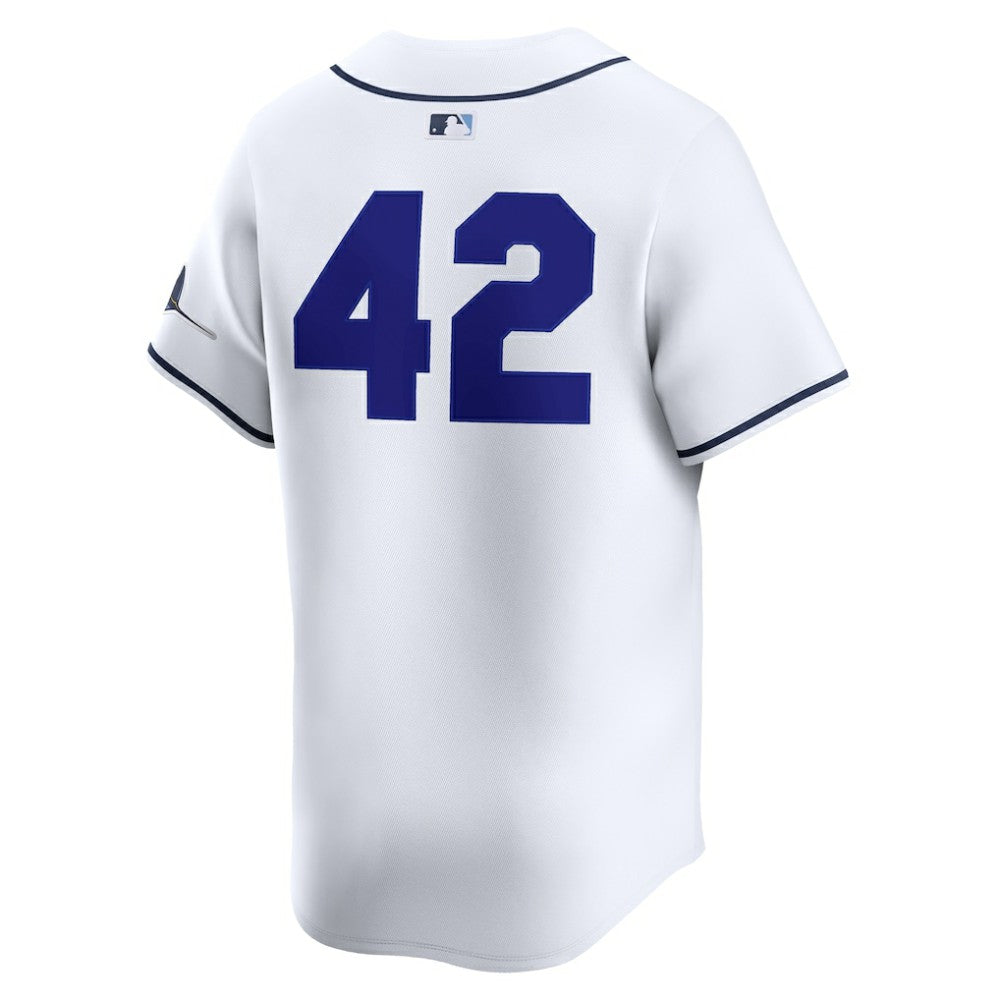 Tampa Bay Rays Nike Home 2025 Jackie Robinson Day Limited Jersey - White Jerseys