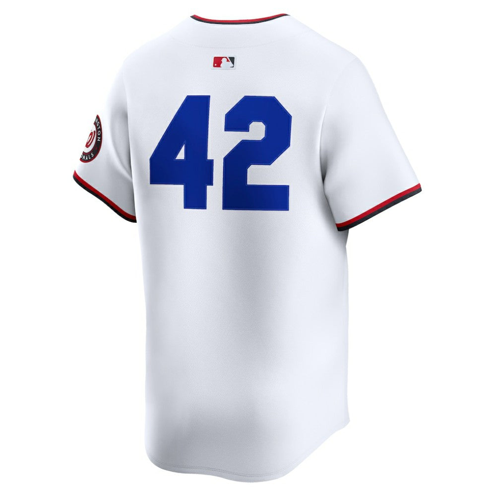 Washington Nationals Nike Home 2025 Jackie Robinson Day Limited Jersey - White Jerseys