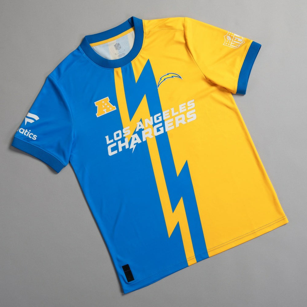 Los Angeles Chargers NFL Football x Football Fan Top - Powder Blue Tops