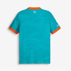 Miami Dolphins NFL Football x Football Fan Top - Aqua Tops
