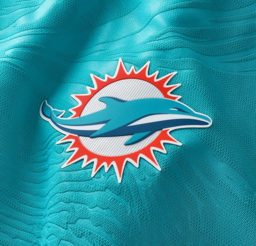 Miami Dolphins NFL Football x Football Fan Top - Aqua Tops