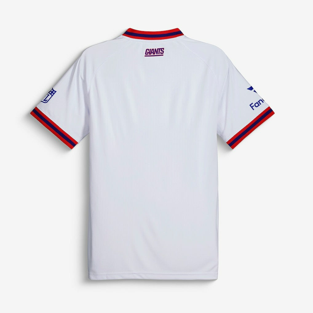 New York Giants NFL Football x Football V-Neck Fan Top - White Tops