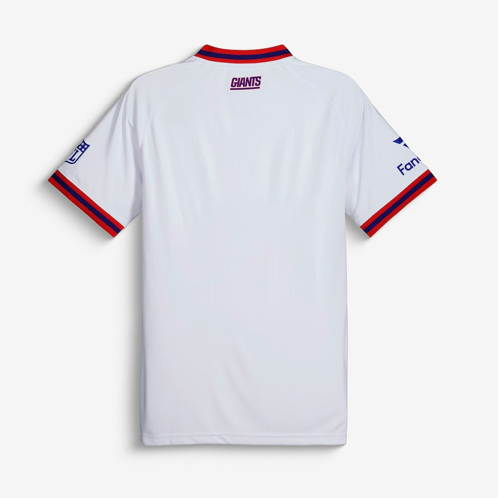 New York Giants NFL Football x Football V-Neck Fan Top - White Tops