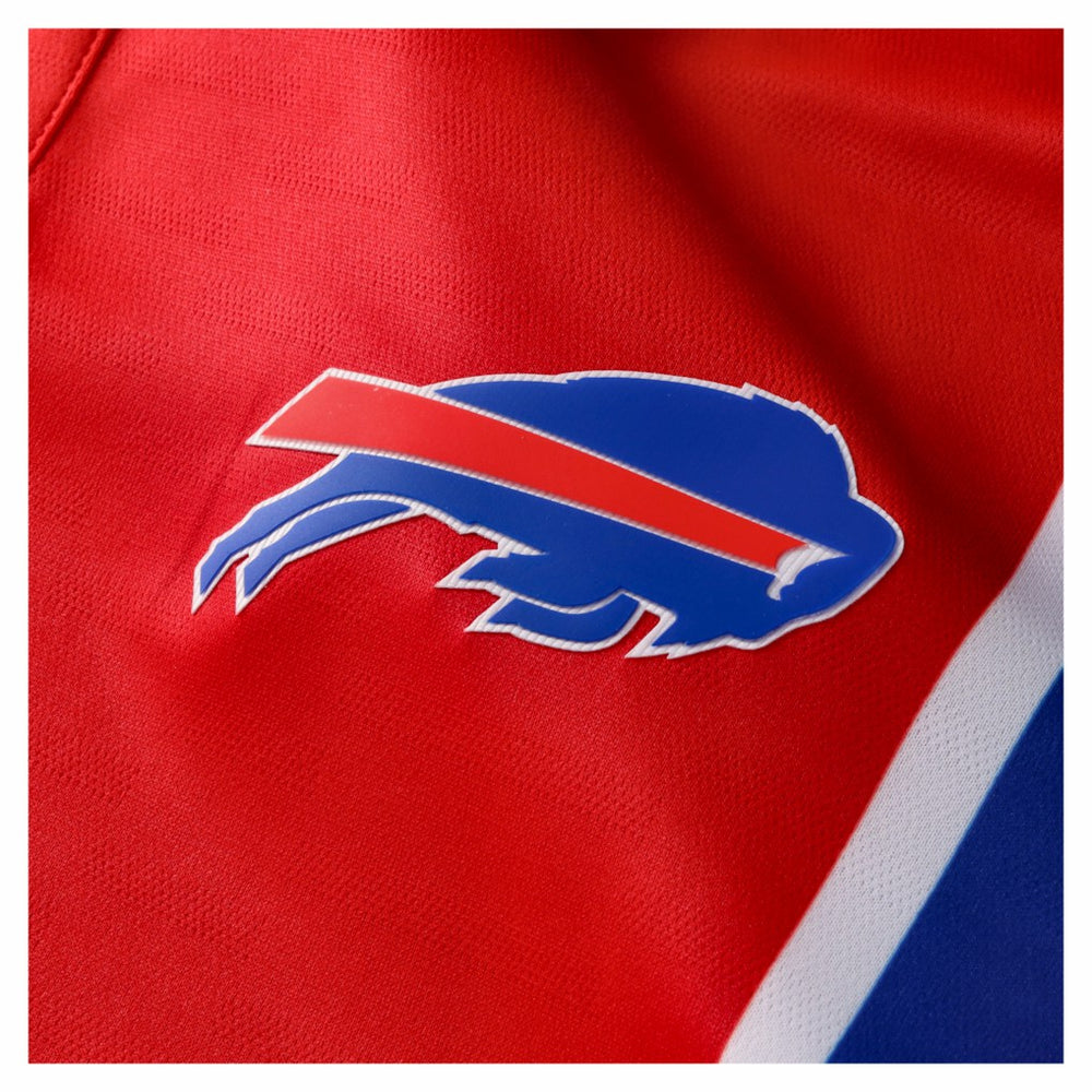 Buffalo Bills NFL Football x Football Collared Fan Top - Red Tops