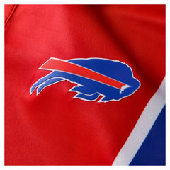 Buffalo Bills NFL Football x Football Collared Fan Top - Red Tops