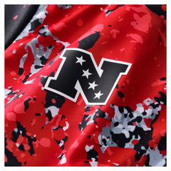 Atlanta Falcons NFL Football x Football Collared Fan Top - Black Tops