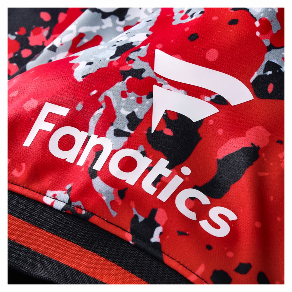 Atlanta Falcons NFL Football x Football Collared Fan Top - Black Tops