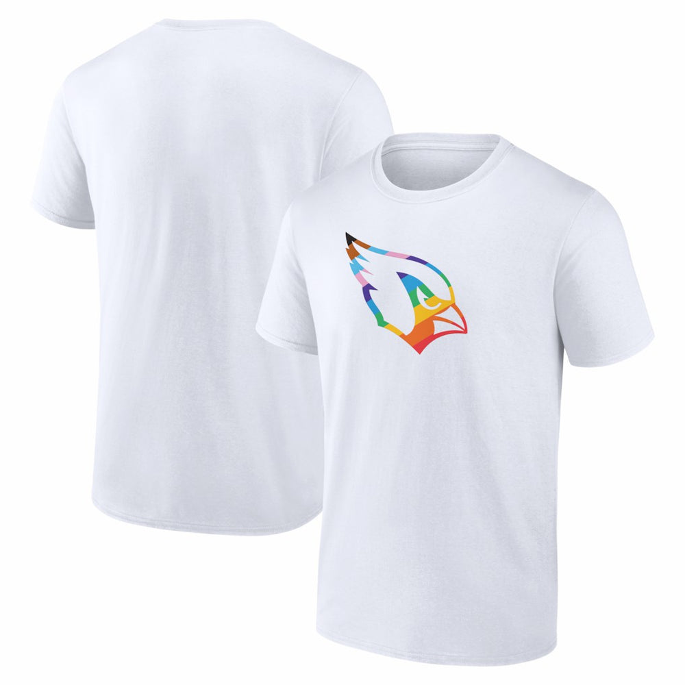 Arizona Cardinals Logo Pride T-Shirt - White T-shirts