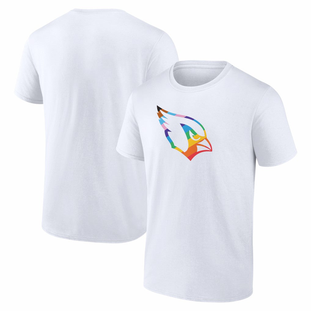 Arizona Cardinals Logo Pride T-Shirt - White T-shirts