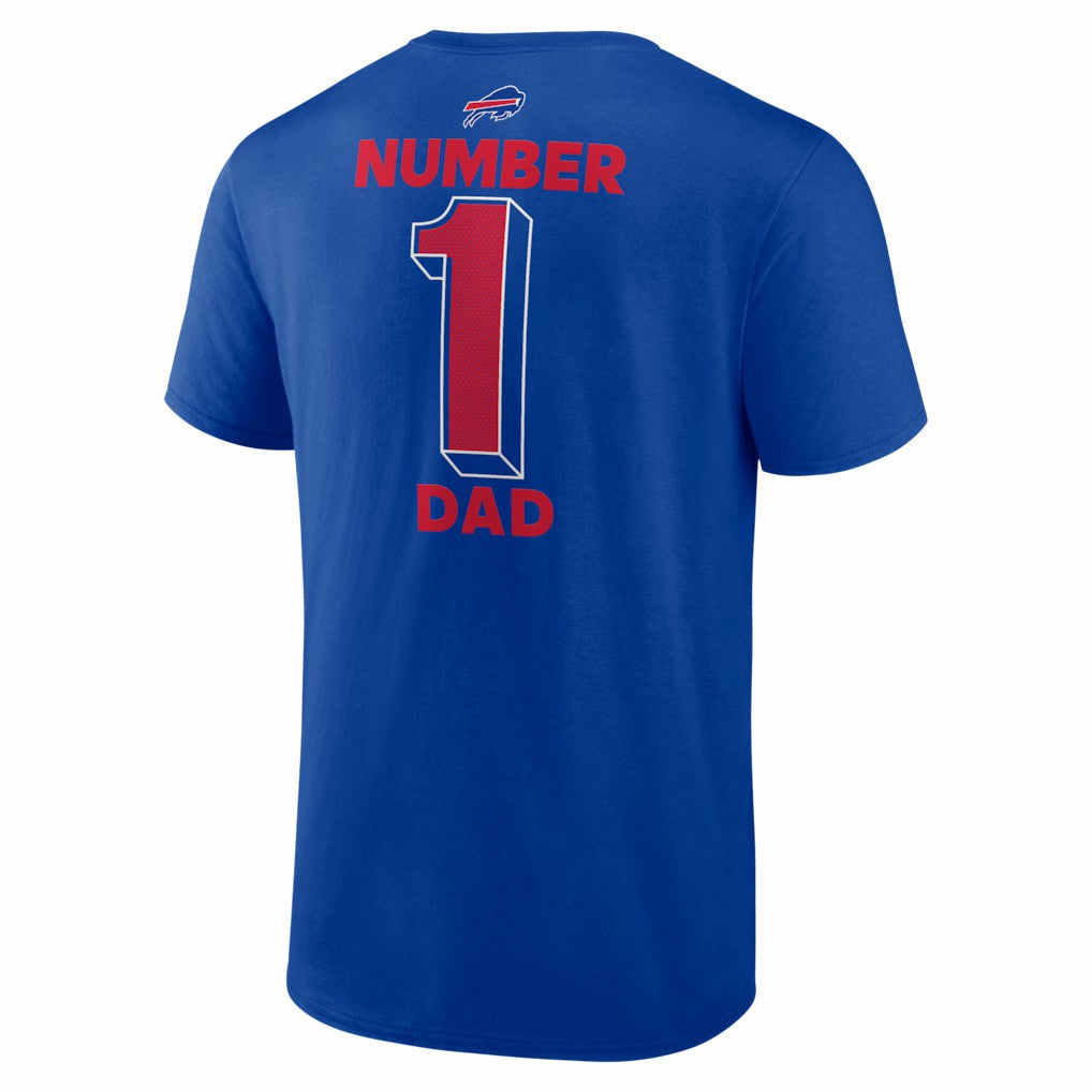Buffalo Bills #1 Dad Jersey T-Shirt - Royal T-shirts
