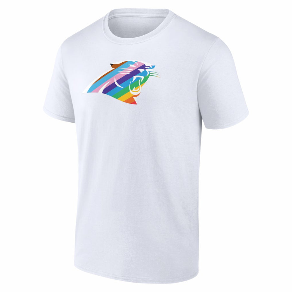 Carolina Panthers Logo Pride T-Shirt - White T-shirts