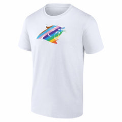 Carolina Panthers Logo Pride T-Shirt - White T-shirts