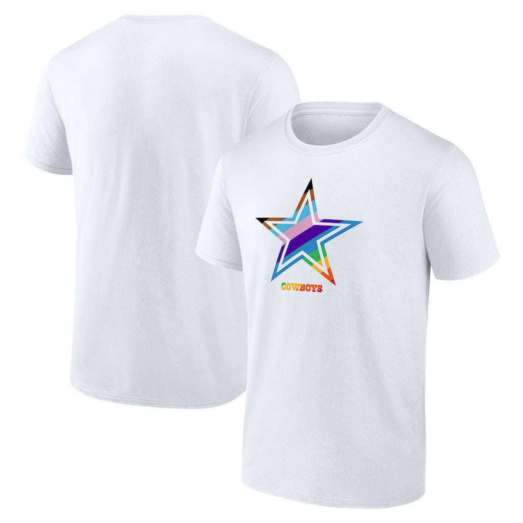 Dallas Cowboys Logo Pride T-Shirt - White T-shirts