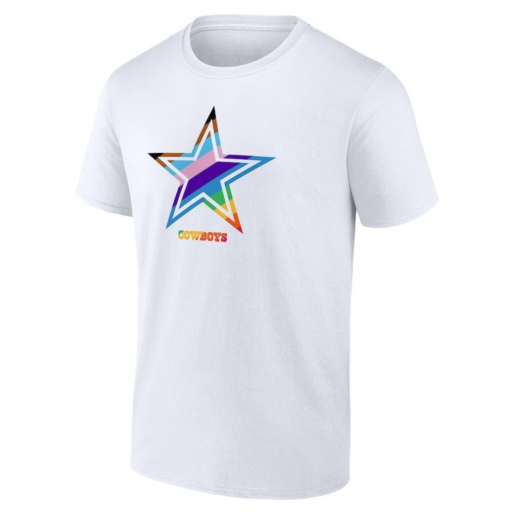 Dallas Cowboys Logo Pride T-Shirt - White T-shirts