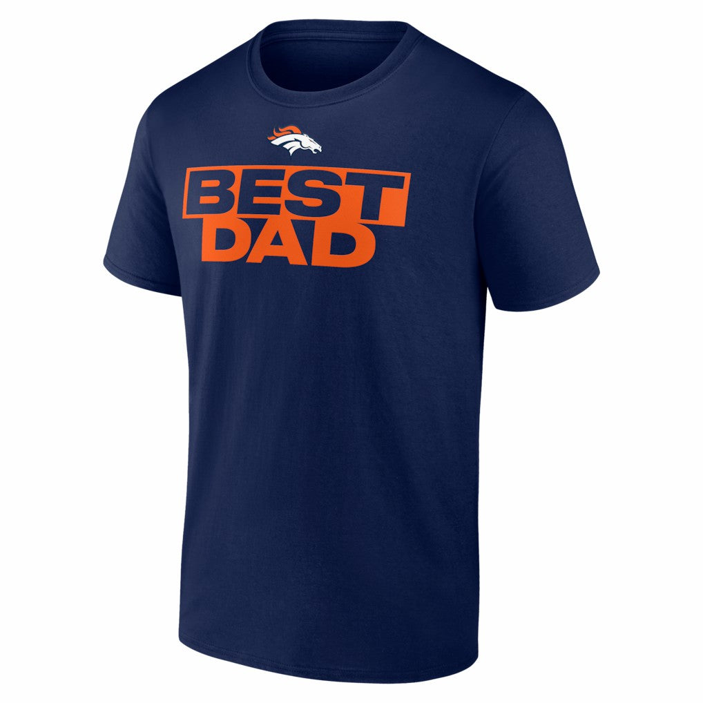 Denver Broncos Greatest Dad T-Shirt - Navy T-shirts