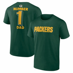 Green Bay Packers #1 Dad Jersey T-Shirt - Green T-shirts