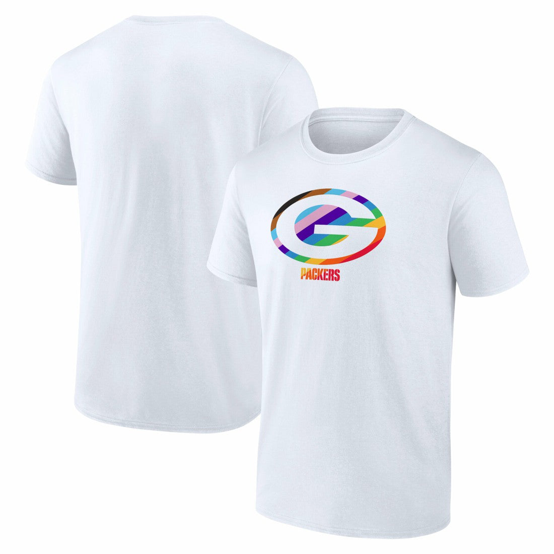 Green Bay Packers Logo Pride T-Shirt - White T-shirts