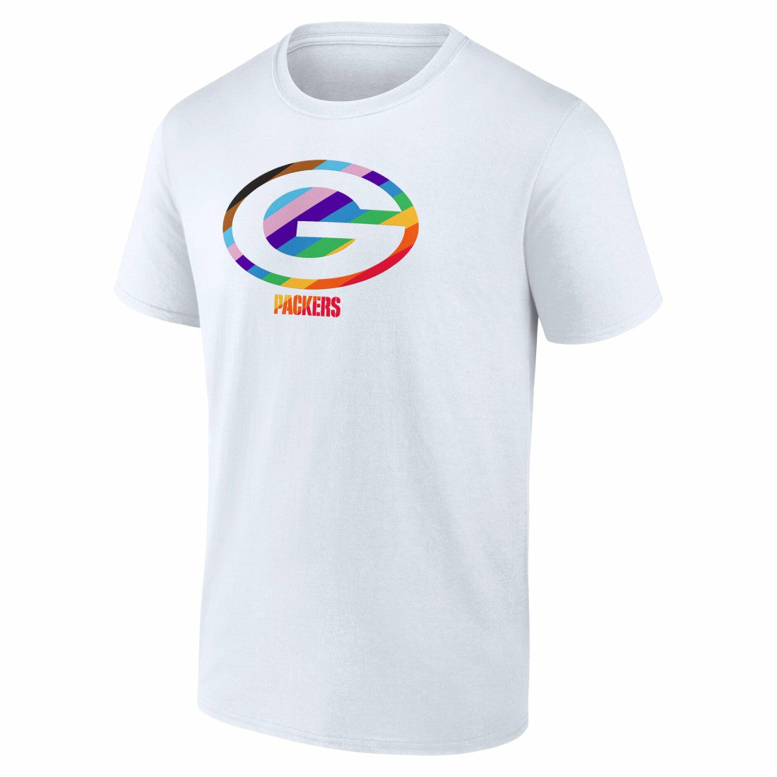Green Bay Packers Logo Pride T-Shirt - White T-shirts