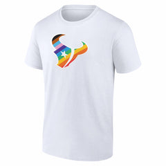 Houston Texans Logo Pride T-Shirt - White T-shirts
