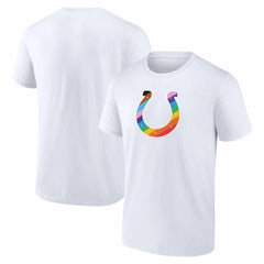 Indianapolis Colts Logo Pride T-Shirt - White T-shirts